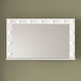 Hanah Home Mesa de Maquillaje Blanca con 13 Focos